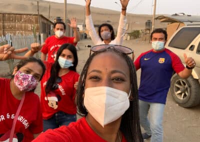 Voluntarios en Ancón