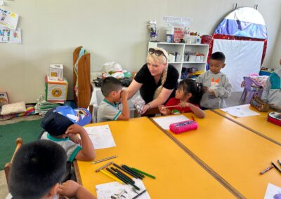 Trabajo en mesa con niños
